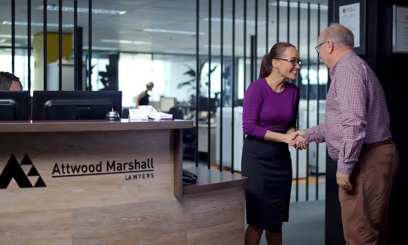 The Attwood Marshall Lawyers office reception