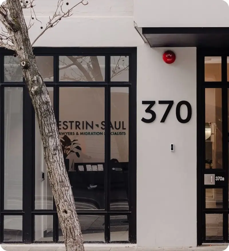The Estrin Saul Lawyers and Migration Specialists office at 370