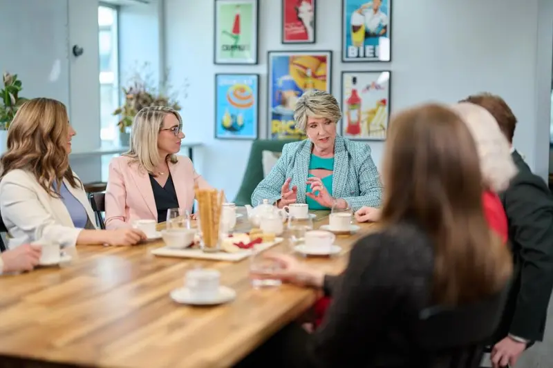 The Parker Coles Curtis team in a meeting