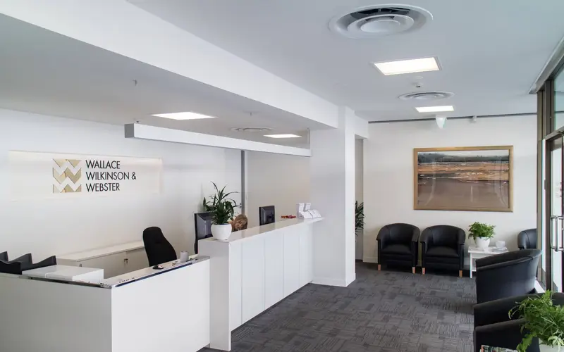 The Wallace Wilkinson & Webster office reception